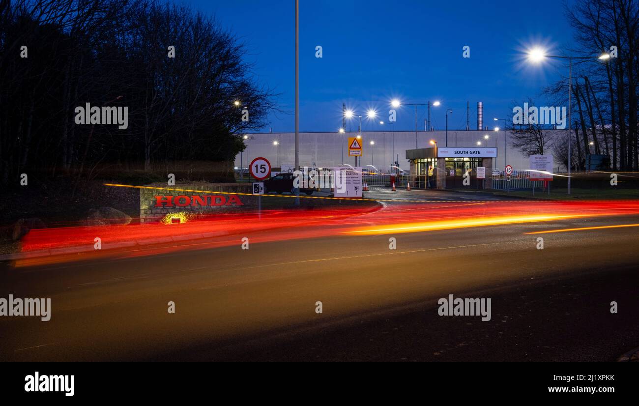 The Honda car factory in Swindon. Honda are expected to announce the