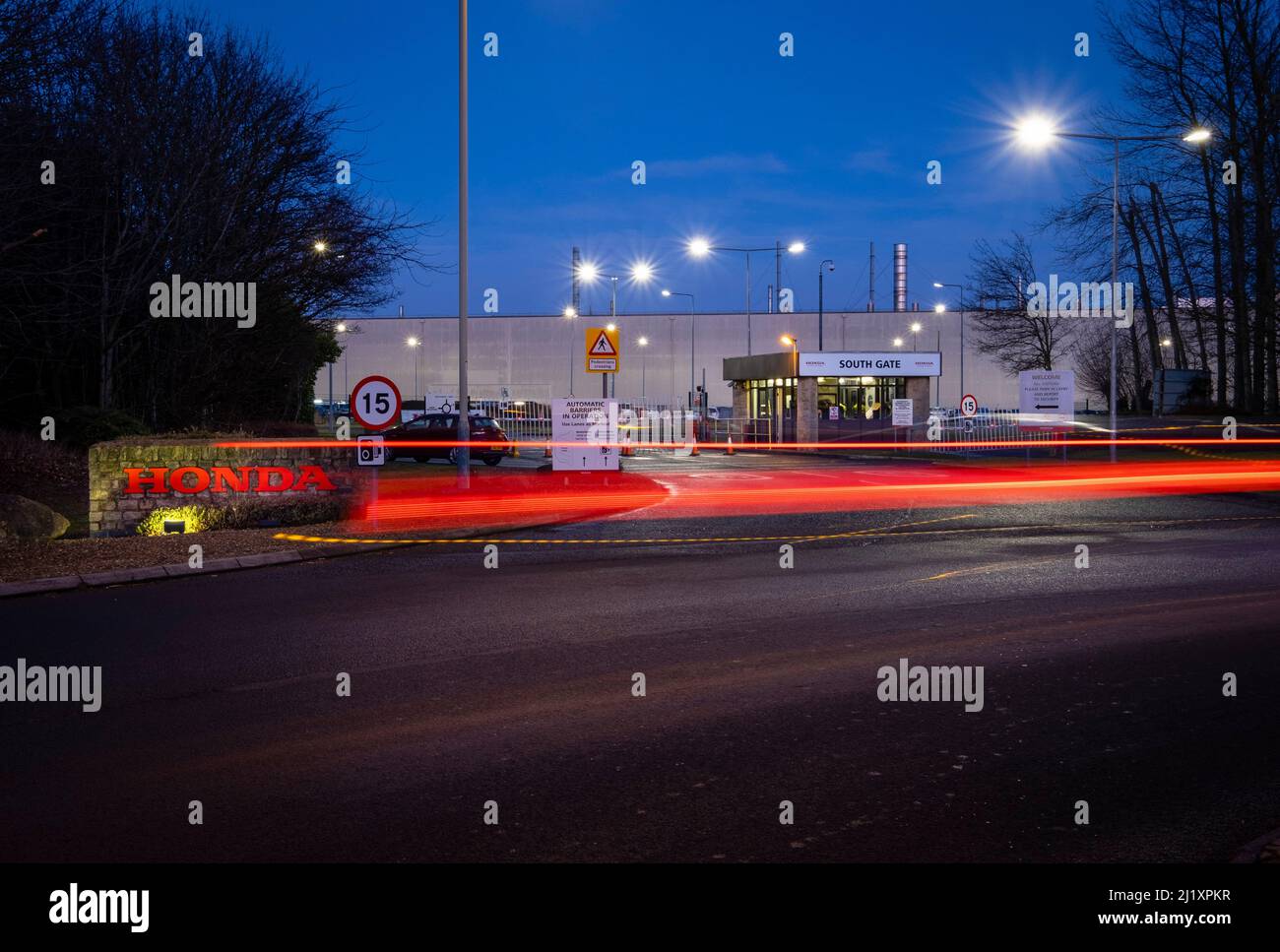 The Honda car factory in Swindon. Honda are expected to announce the