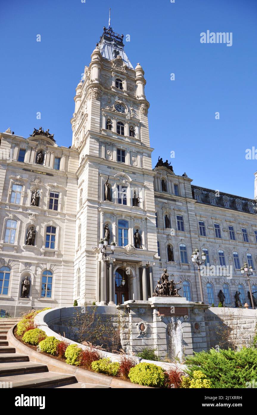 Quebec Parliament Building is a Second Empire architecture built in 1886 in Quebec City, Quebec
