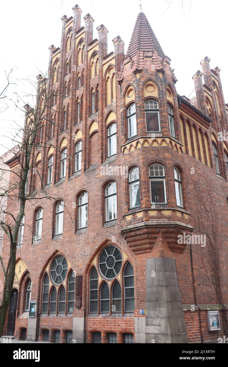 Step gabled building in Hamburg Stock Photo