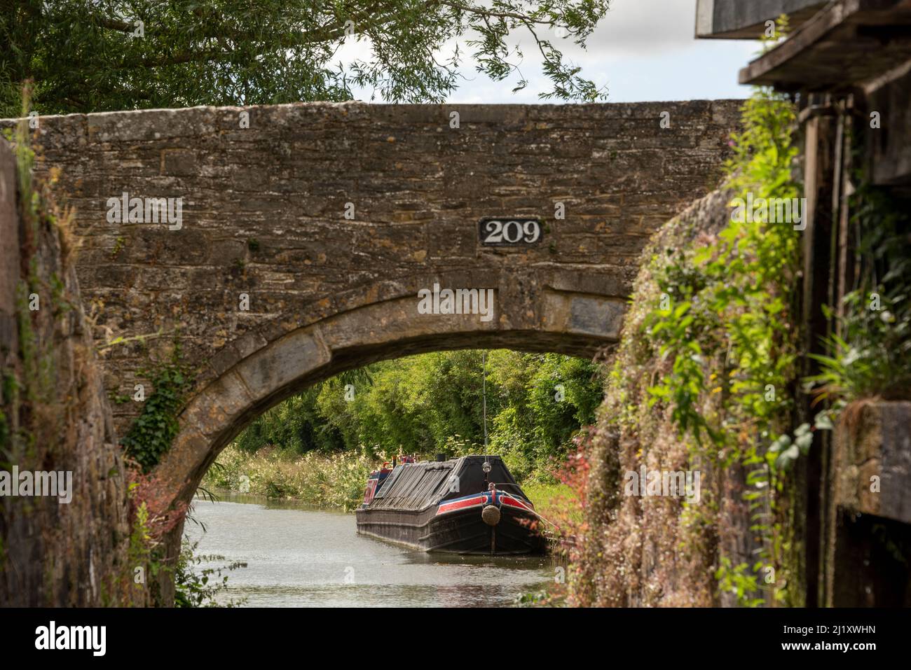 Oxford Canal, Oxfordshire, UK Stock Photo