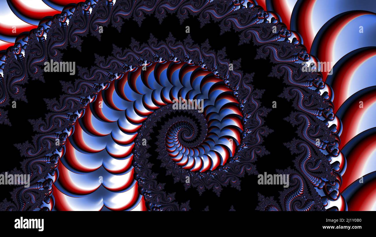 Abstract Computer generated Fractal design. A fractal is a never-ending ...