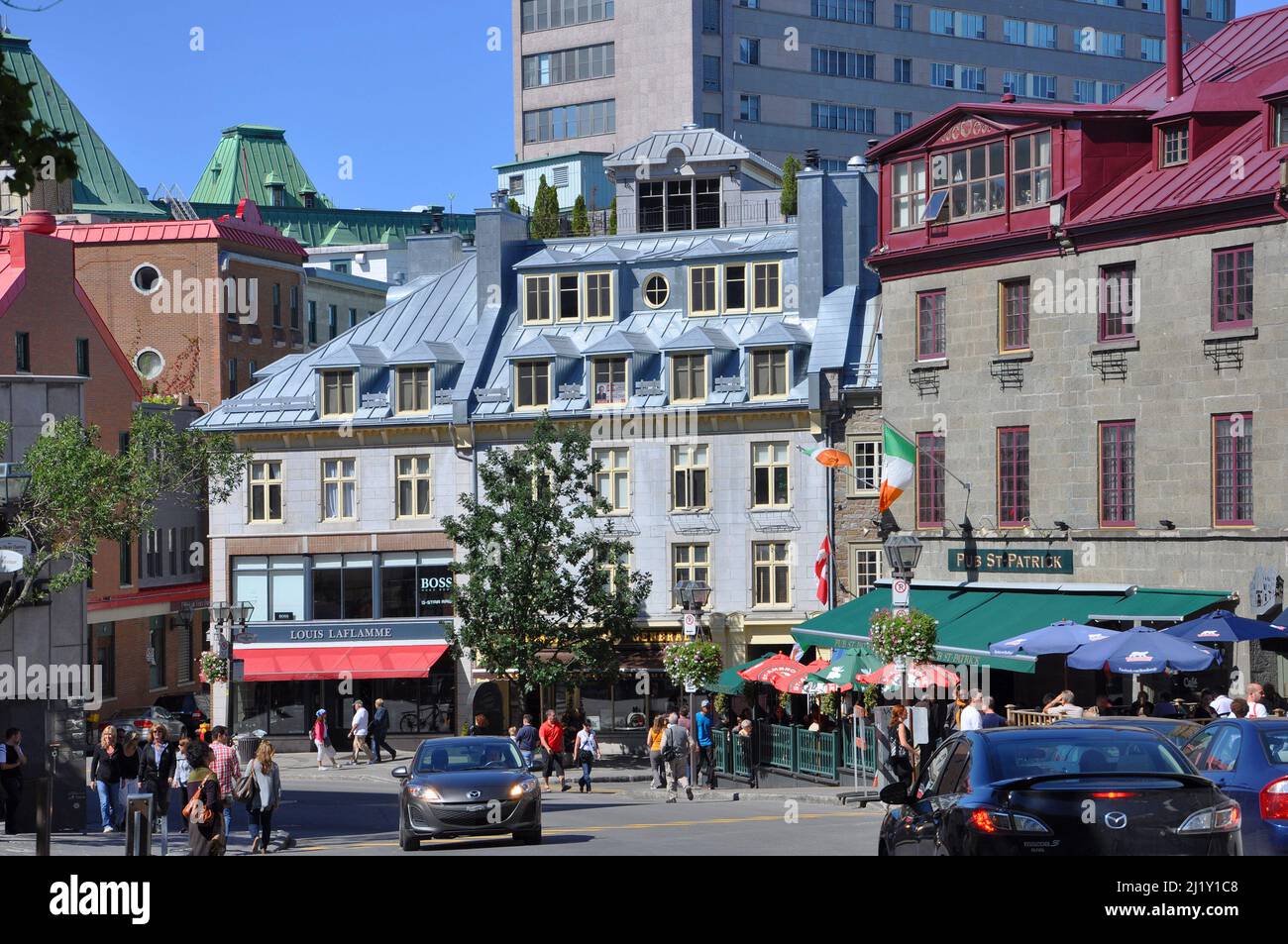 French style historic commercial building on Rue SaintJean Street at