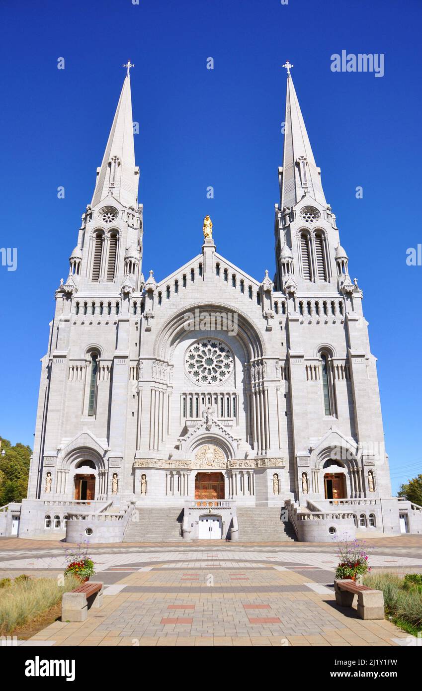 Basilica of SainteAnnedeBeaupre is a Basilica set along the Saint