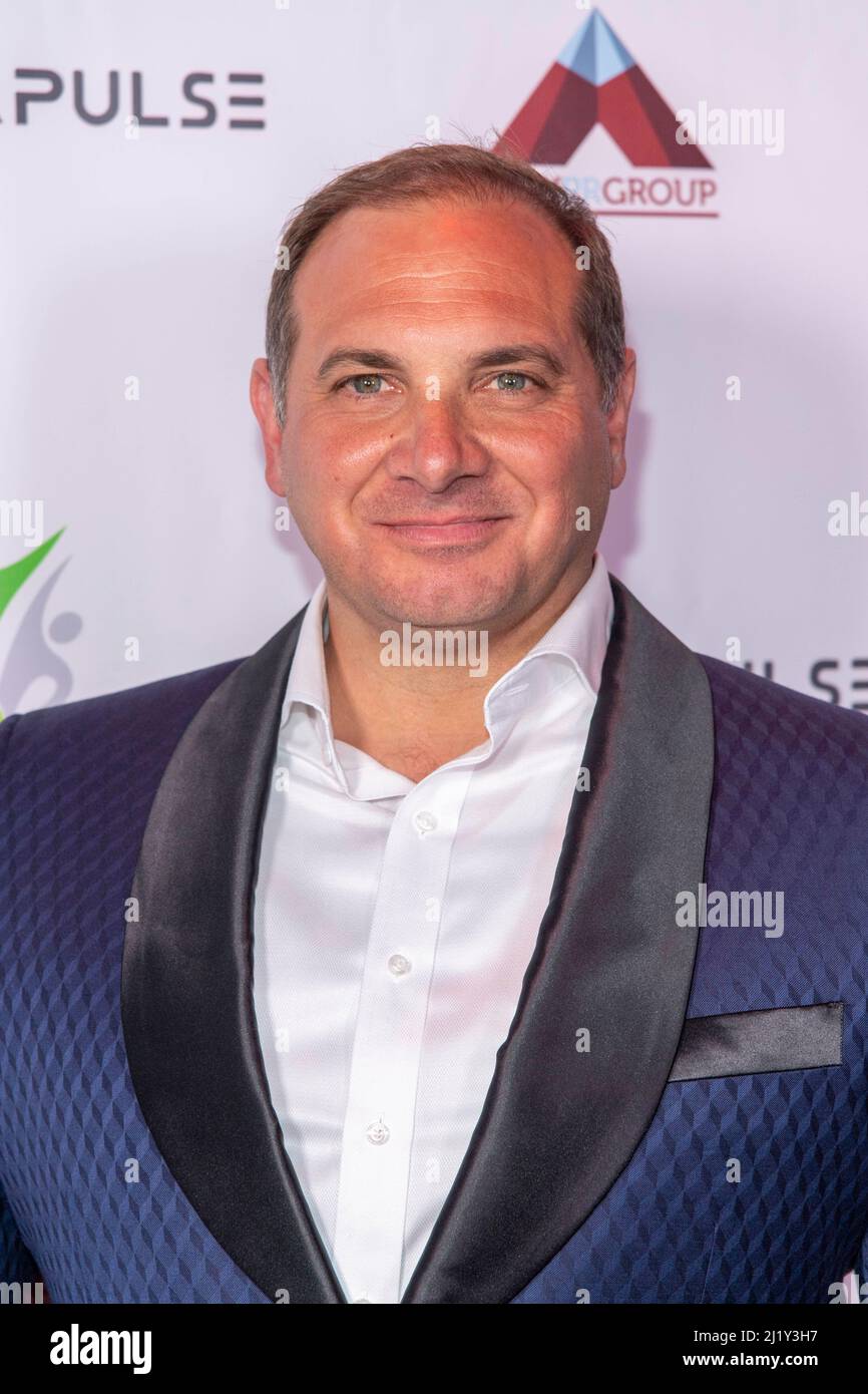 Joe Catalino attends DarkPulse Presents Comedians And Progress Humanity Against World Conflict at The Comedy Store, Hollywood, CA on March 27, 2022 Stock Photo