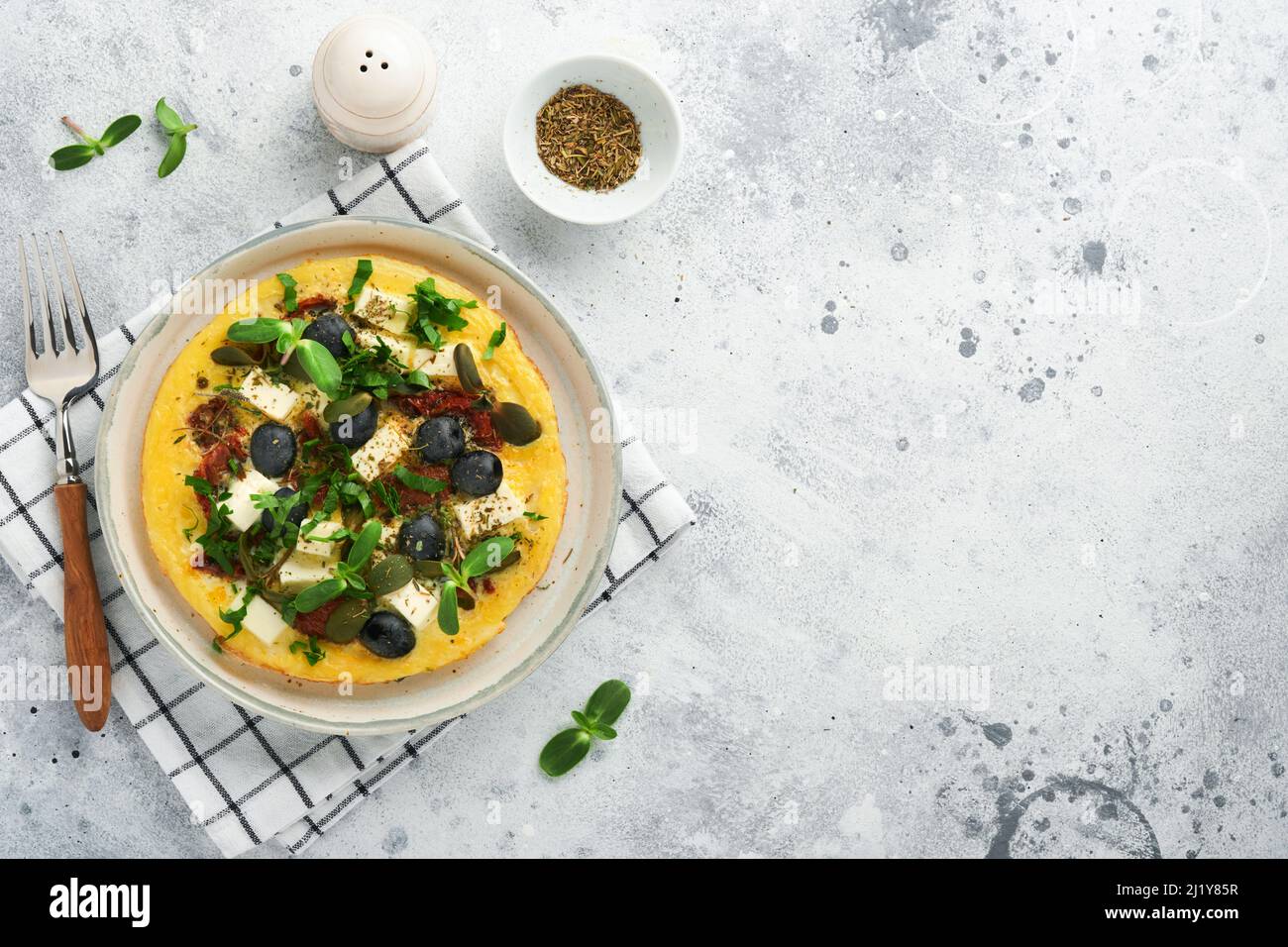 Scrambled eggs. Light, Fluffy and Buttery Scrambled Eggs with feta