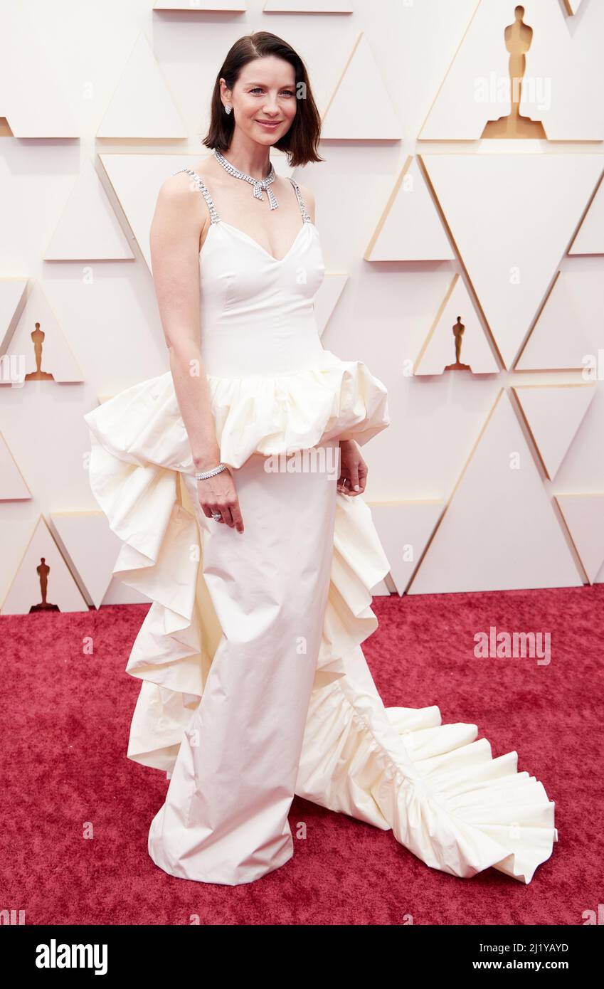 Caitriona Balfe arriving on the red carpet of the 94th Oscars at the