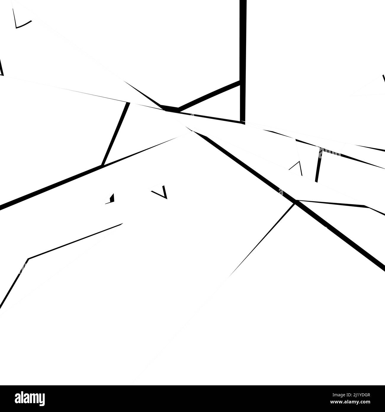 Shattered, fractured, broken texture. Splinters, shards, fragments ...