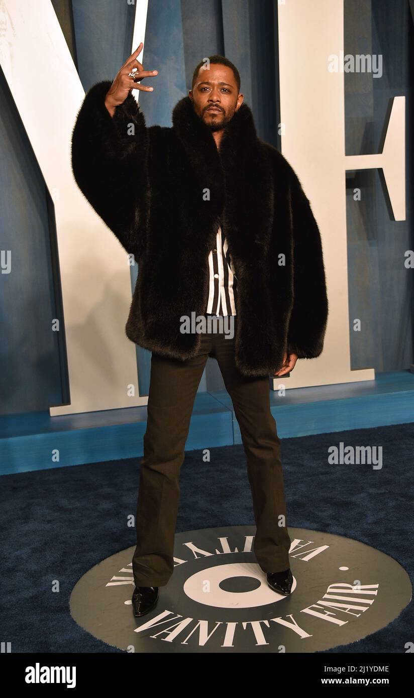 Lakeith Stanfield at the 2022 Vanity Fair Oscar Party hosted by editor