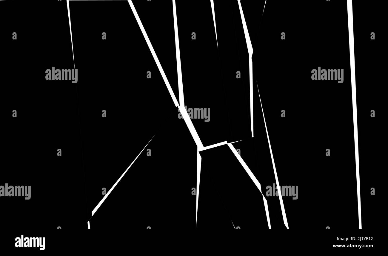 Shattered, fractured, broken texture. Splinters, shards, fragments ...