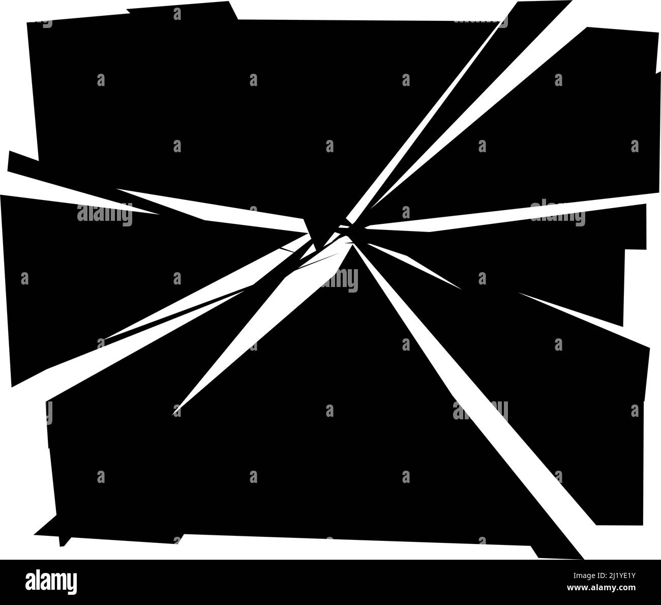 Shattered, fractured, broken texture. Splinters, shards, fragments ...