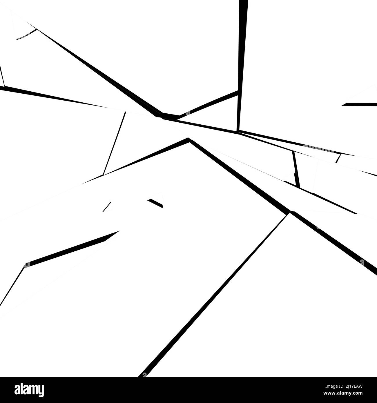 Shattered, fractured, broken texture. Splinters, shards, fragments ...