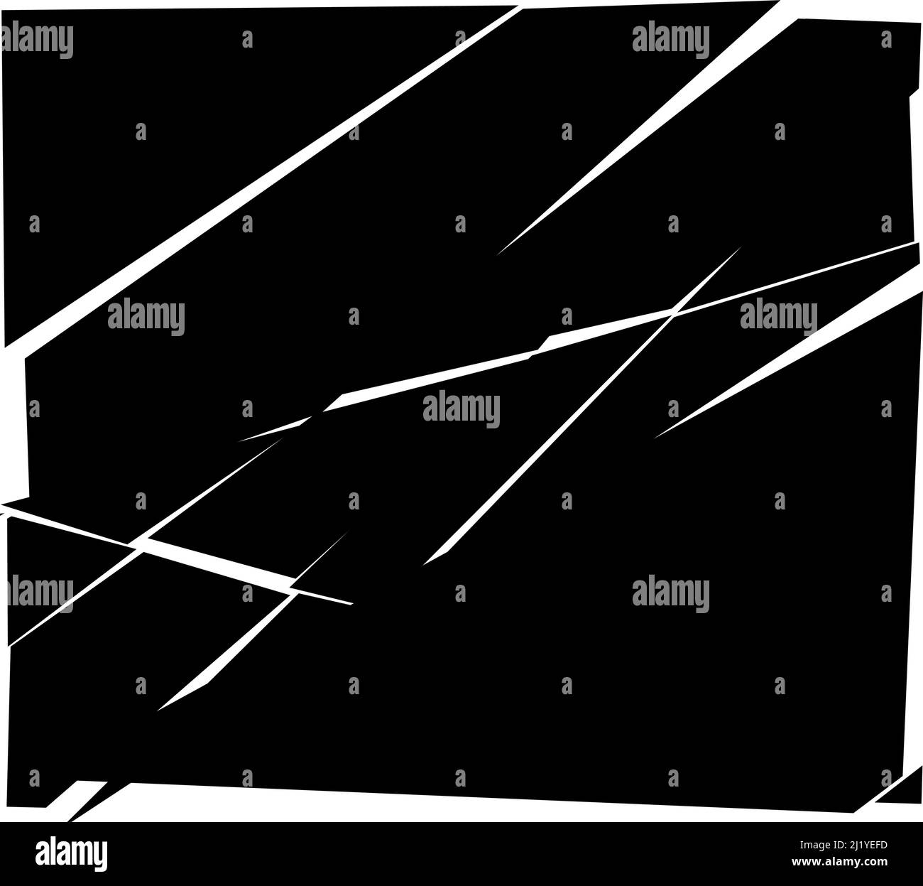 Shattered, fractured, broken texture. Splinters, shards, fragments ...