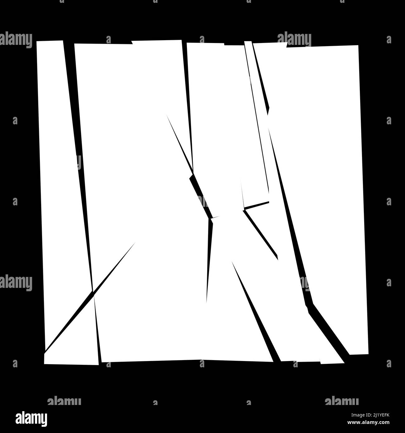 Shattered, fractured, broken texture. Splinters, shards, fragments ...