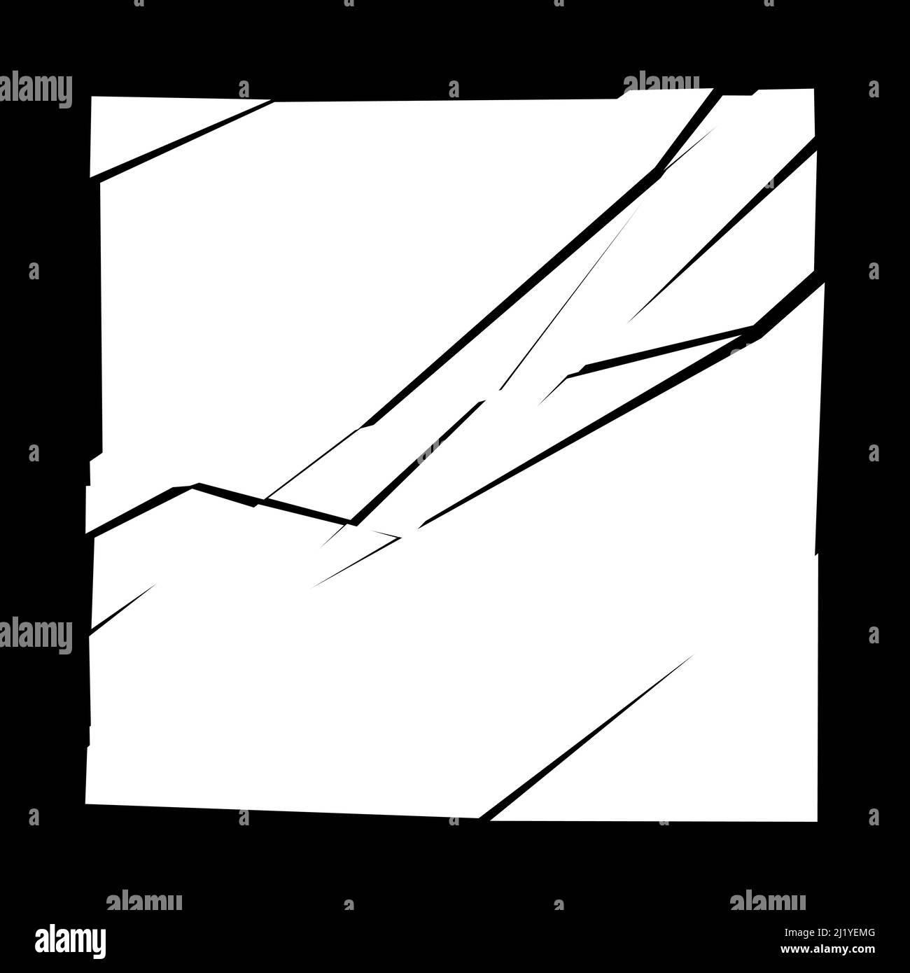 Shattered, fractured, broken texture. Splinters, shards, fragments ...