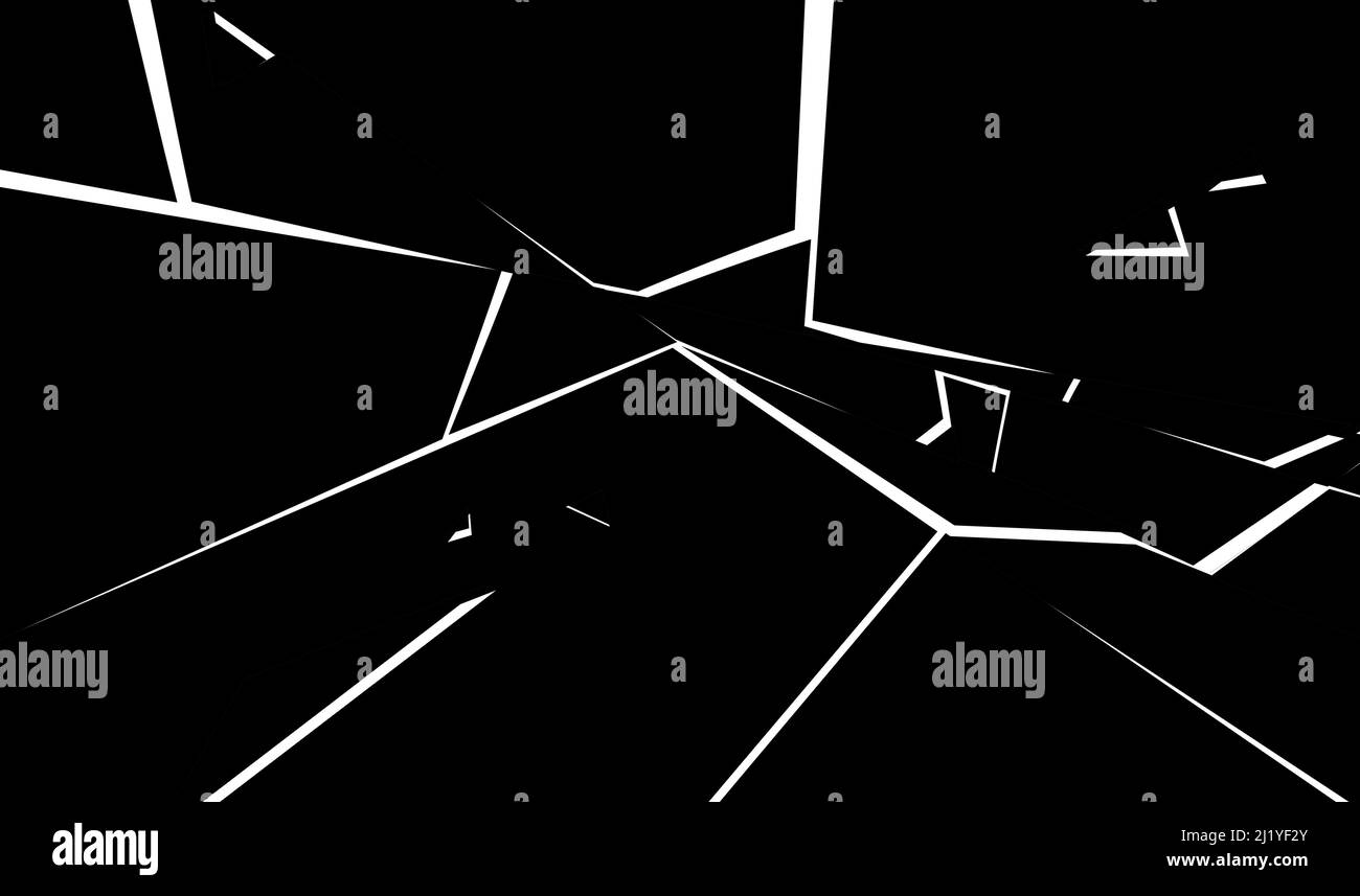 Shattered, fractured, broken texture. Splinters, shards, fragments ...