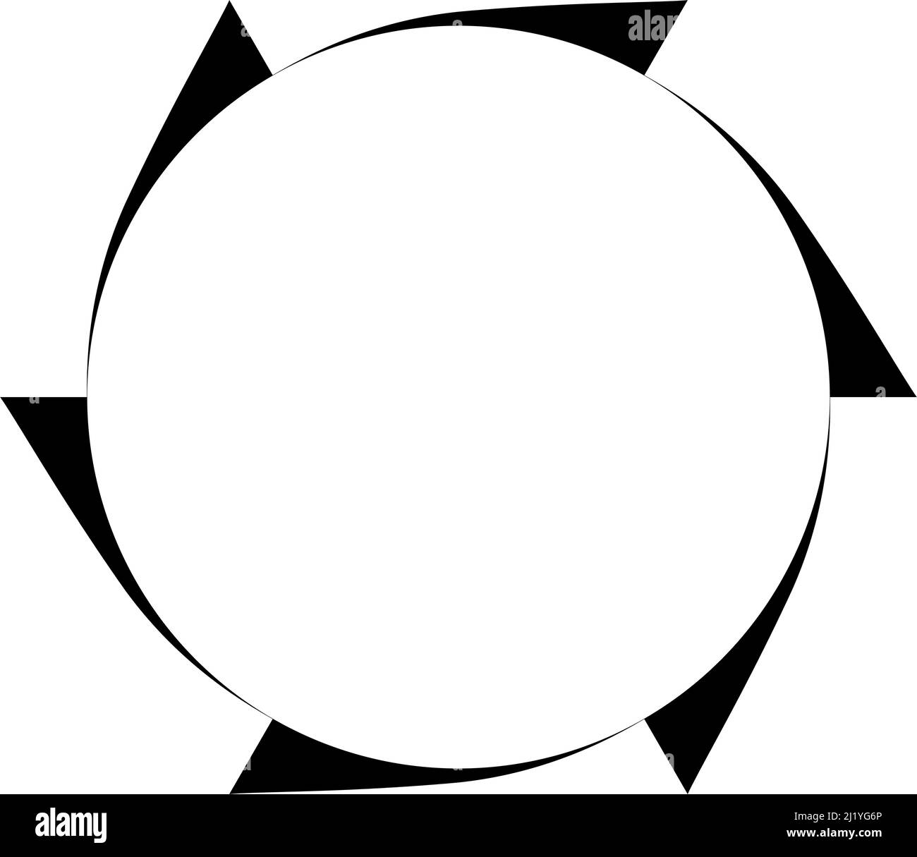 Abstract cicular geometric circle vector design element - stock vector ...