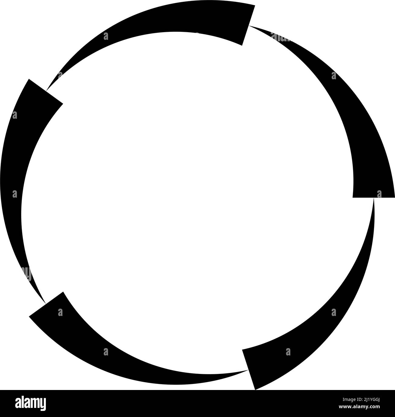 Abstract cicular geometric circle vector design element - stock vector ...