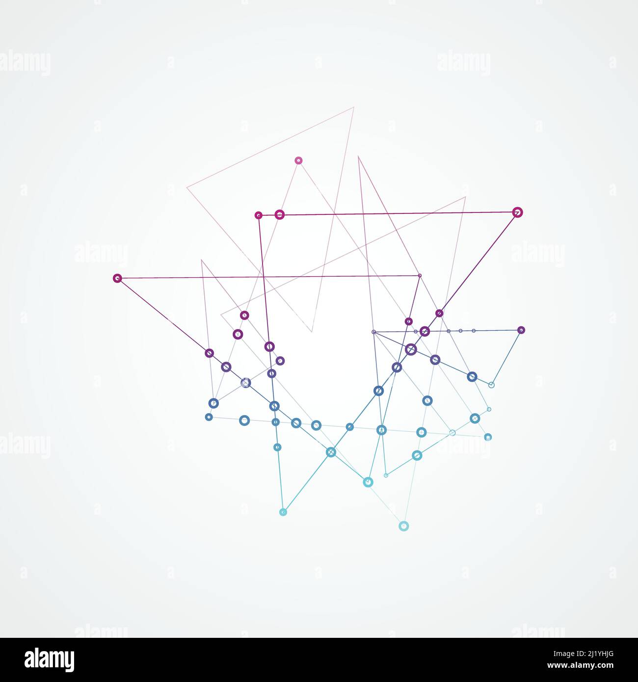 Graphic background molecule and communication with connection dots and ...