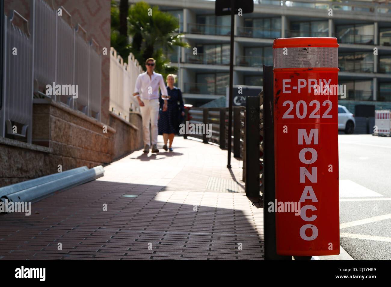 Monte Carlo, Monoco. 28 Mar 2022 - Sign for the Monte Carlo Grand Prix Formula 1 race. The race takes place on 29 May 2022. Credit Dinendra Haria /Alamy Live News Stock Photo