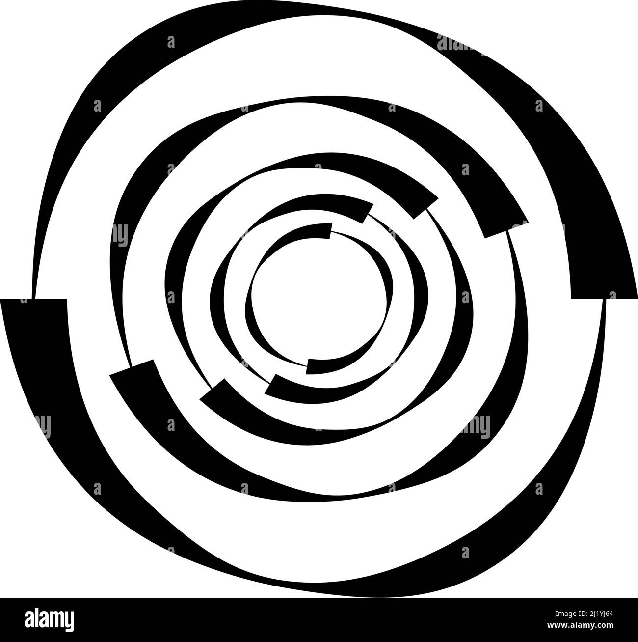 Cicular Abstract Abstract cicular geometric circle vector design element - stock vector ...