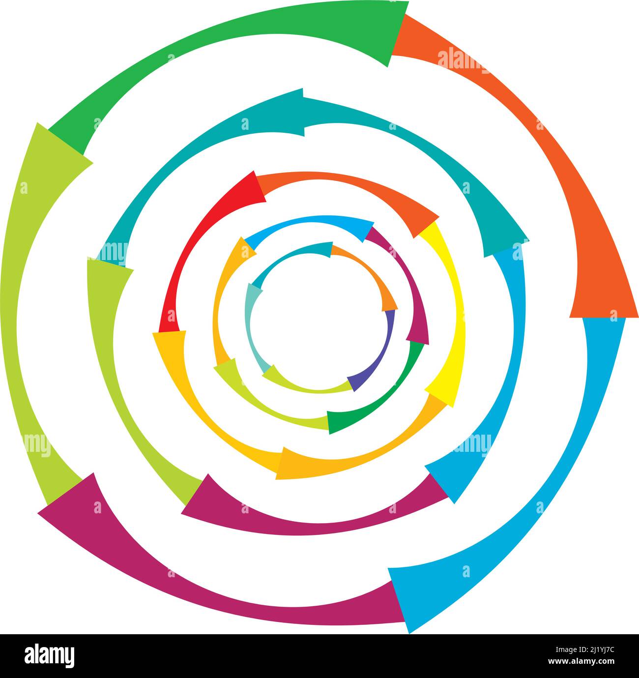 Abstract cicular geometric circle vector design element - stock vector ...