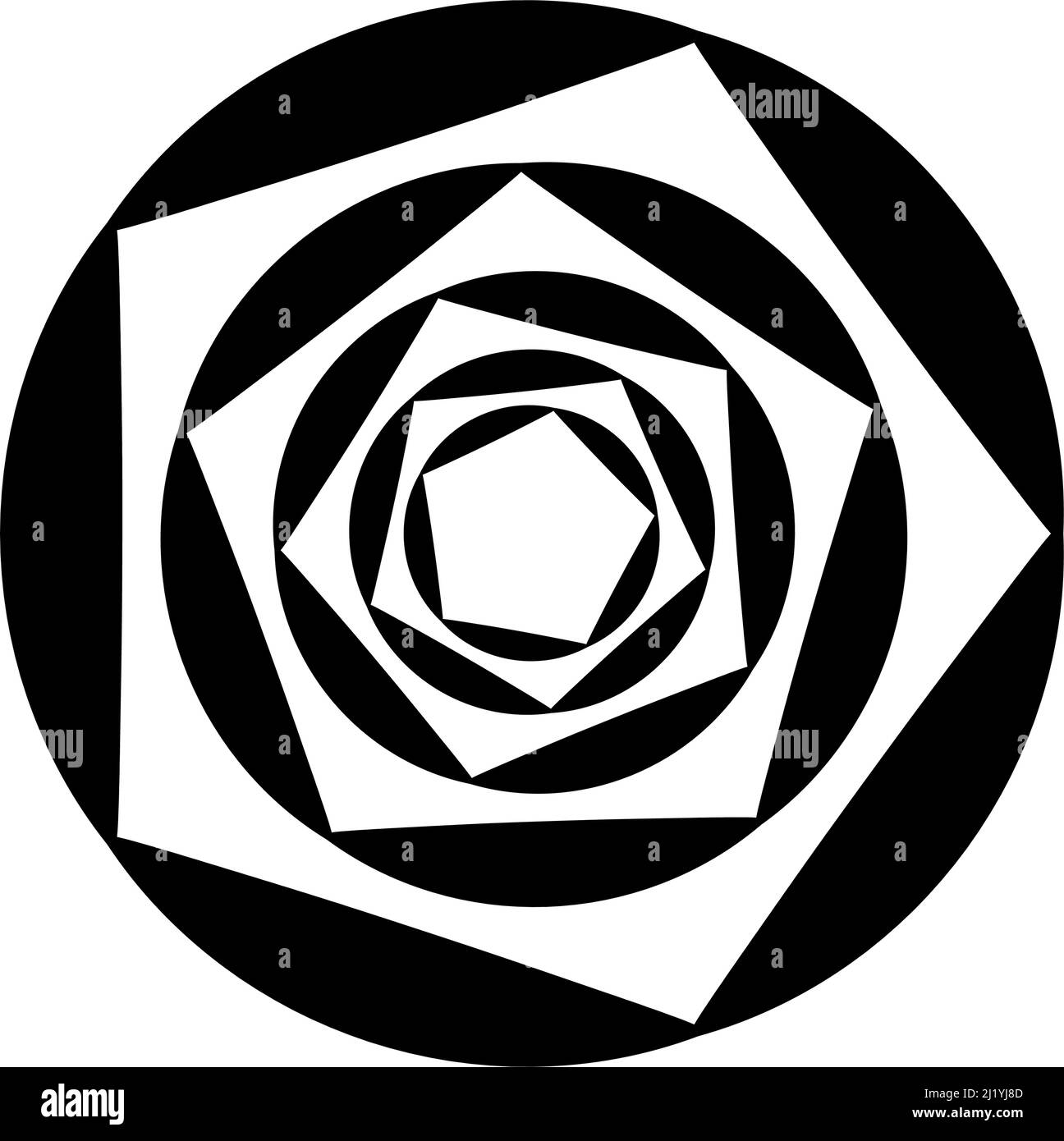 Cicular Abstract Abstract cicular geometric circle vector design element - stock vector ...
