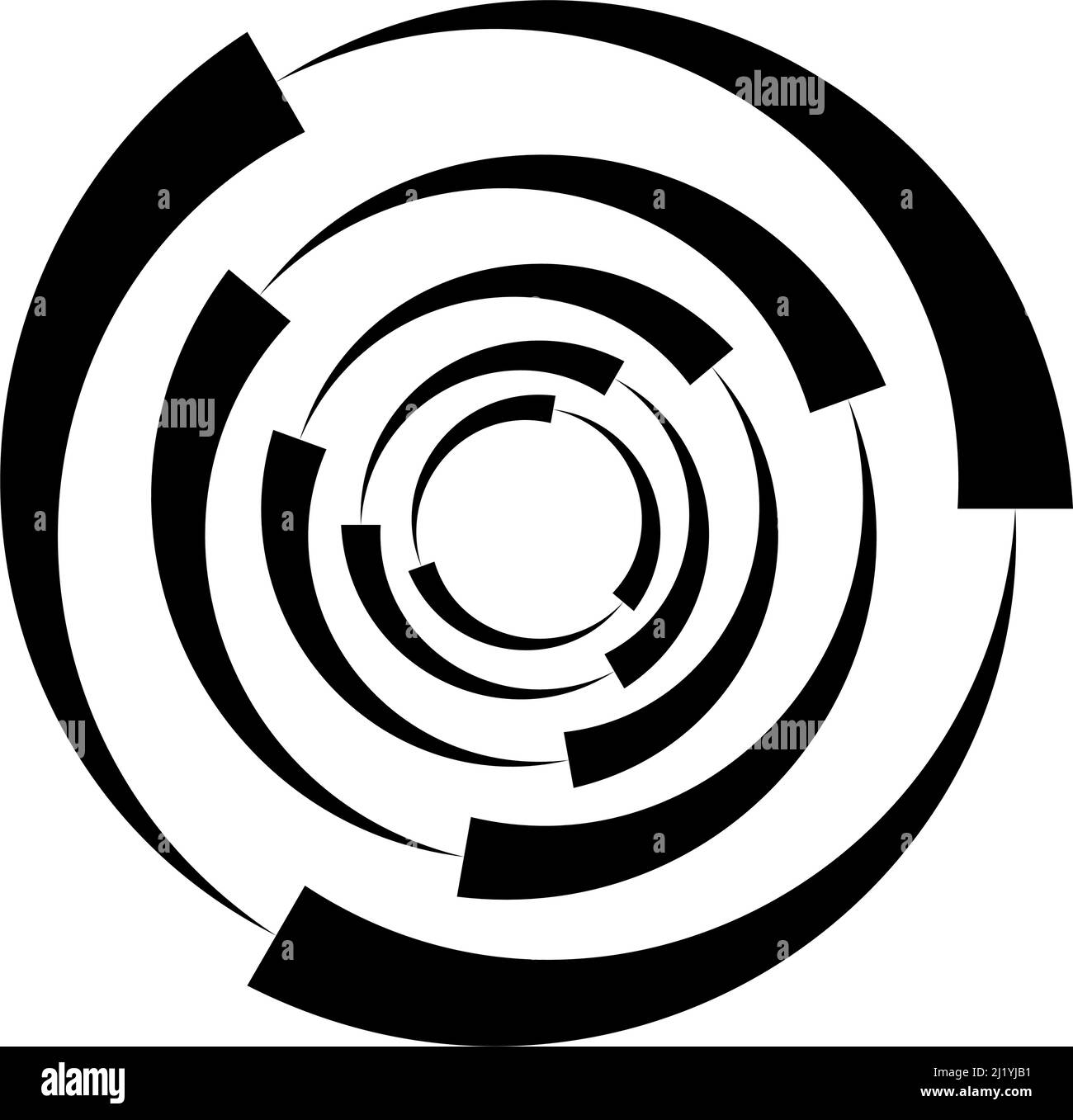 Cicular Abstract Abstract cicular geometric circle vector design element - stock vector ...