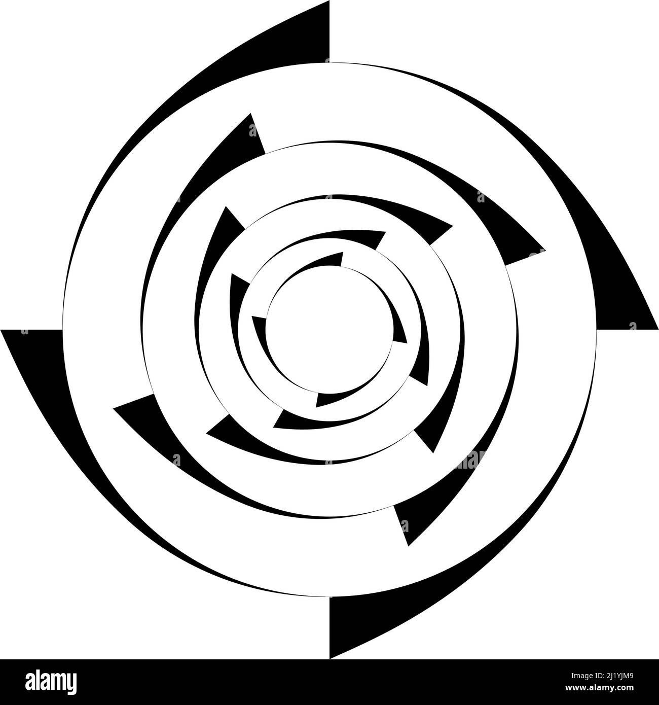 Abstract cicular geometric circle vector design element - stock vector ...