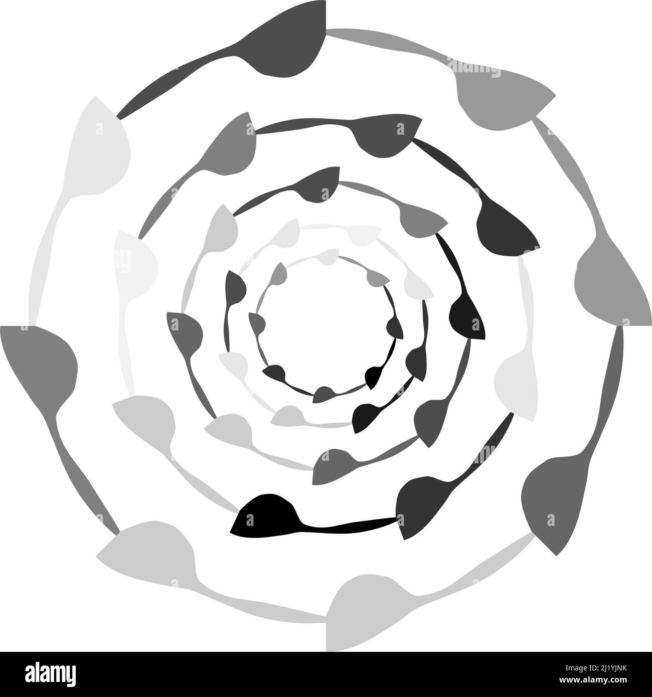 Abstract cicular geometric circle vector design element - stock vector ...