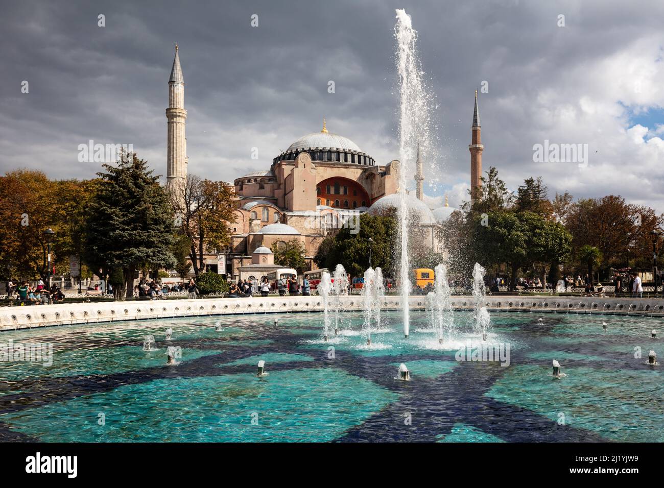 Hagia sophia mosque illuminated hi-res stock photography and images - Alamy