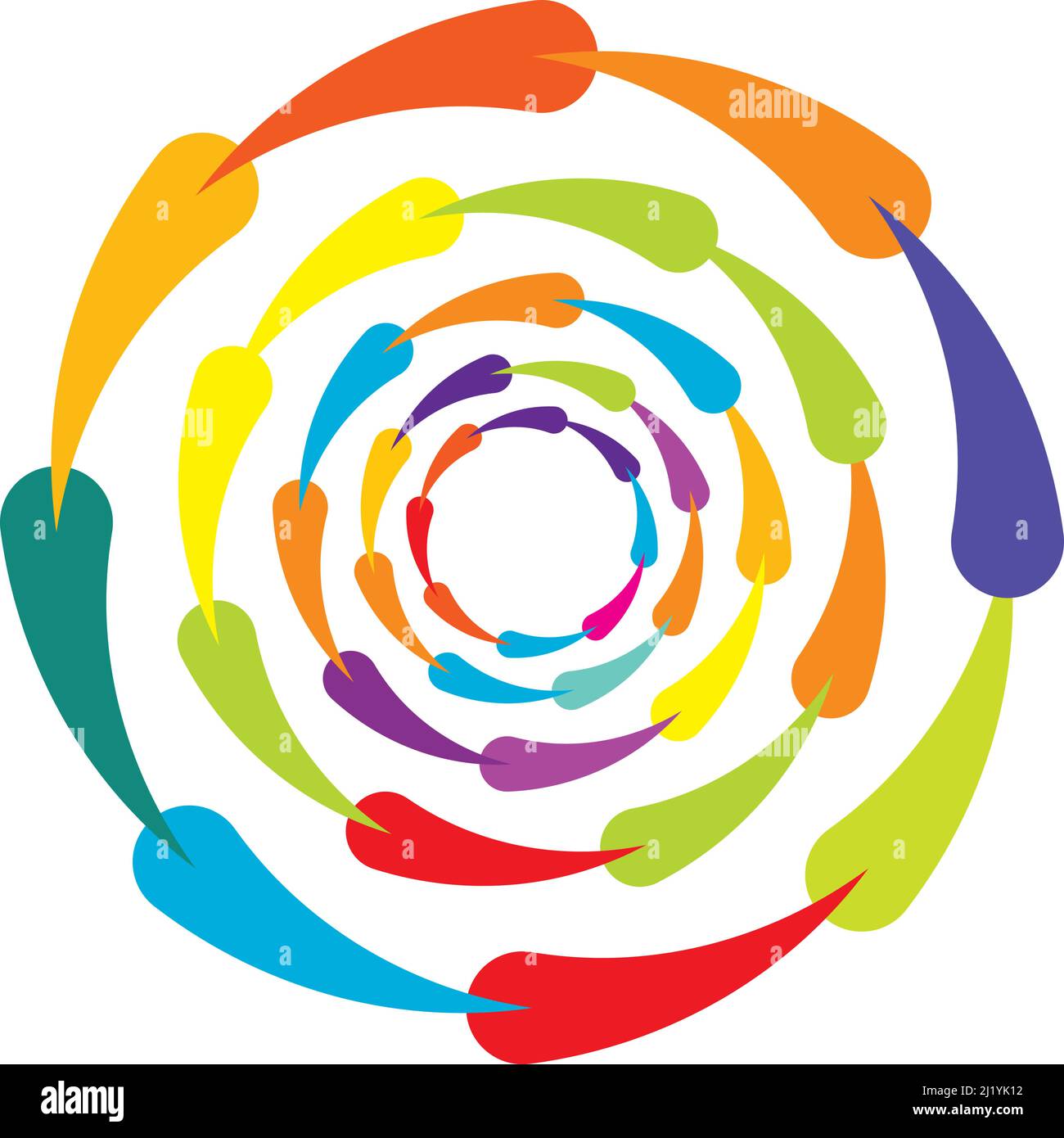 Abstract cicular geometric circle vector design element - stock vector ...