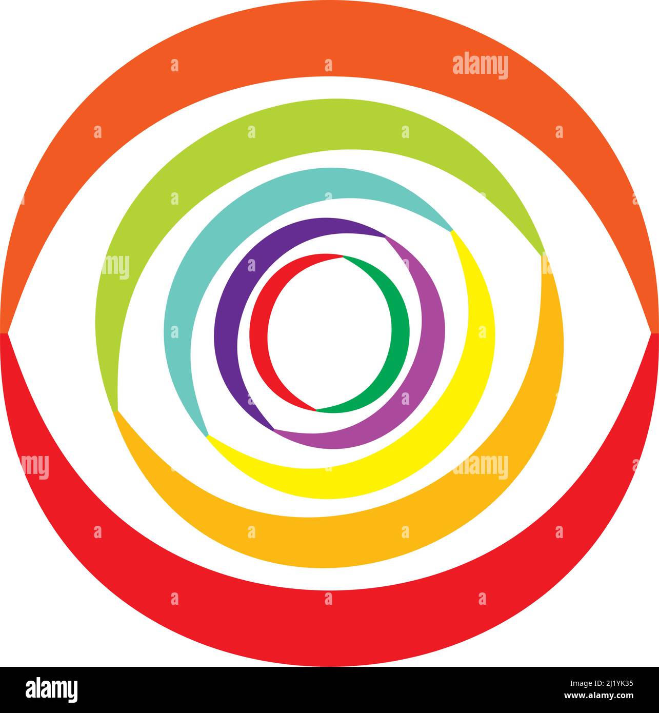 Abstract cicular geometric circle vector design element - stock vector ...
