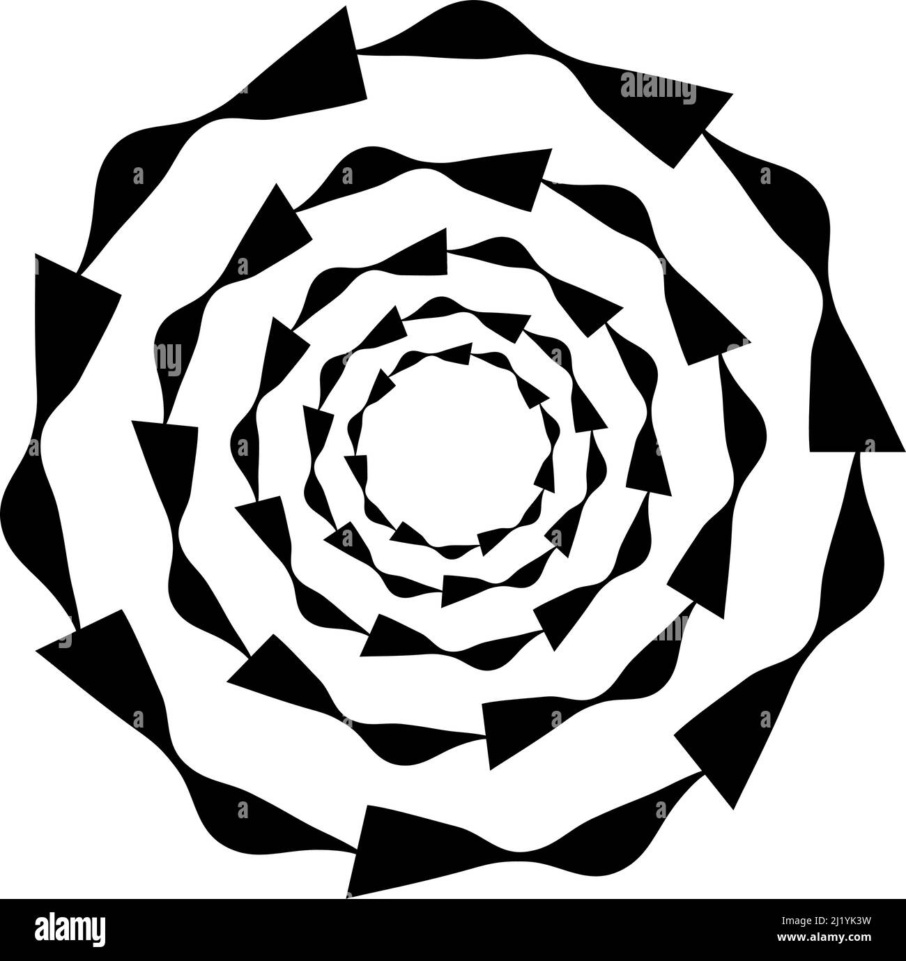 Cicular Abstract Abstract cicular geometric circle vector design element - stock vector ...