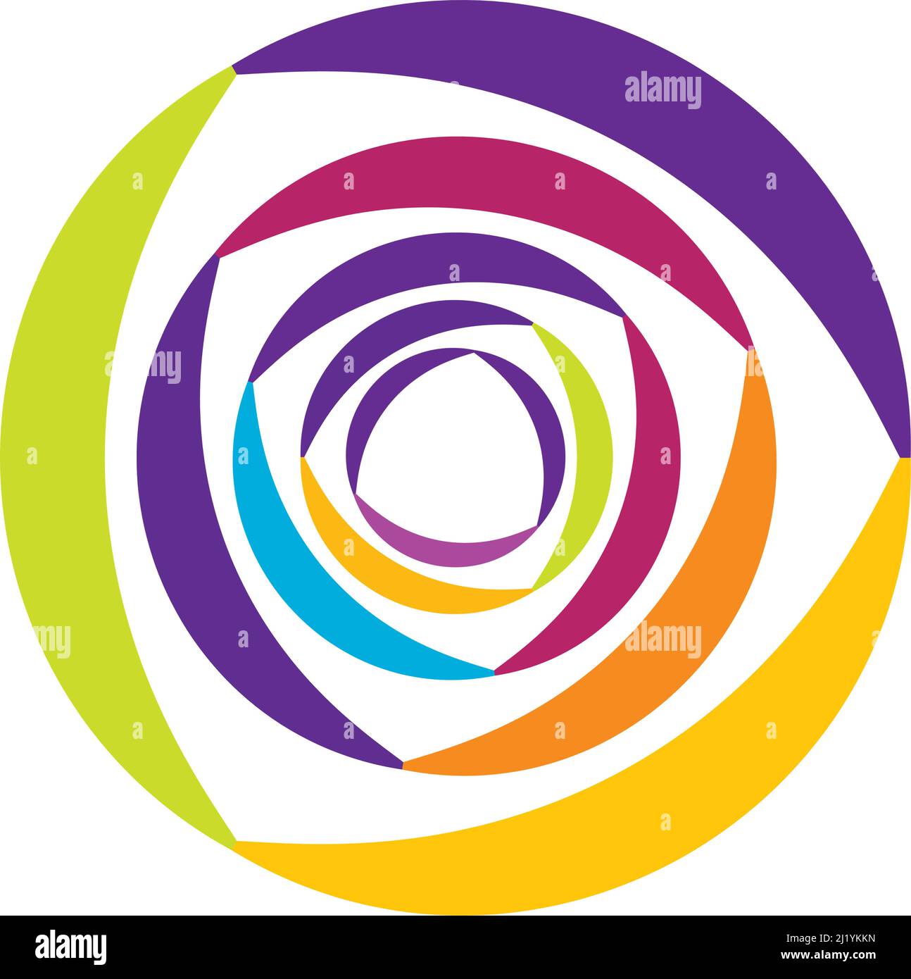 Cicular Abstract Abstract cicular geometric circle vector design element - stock vector ...