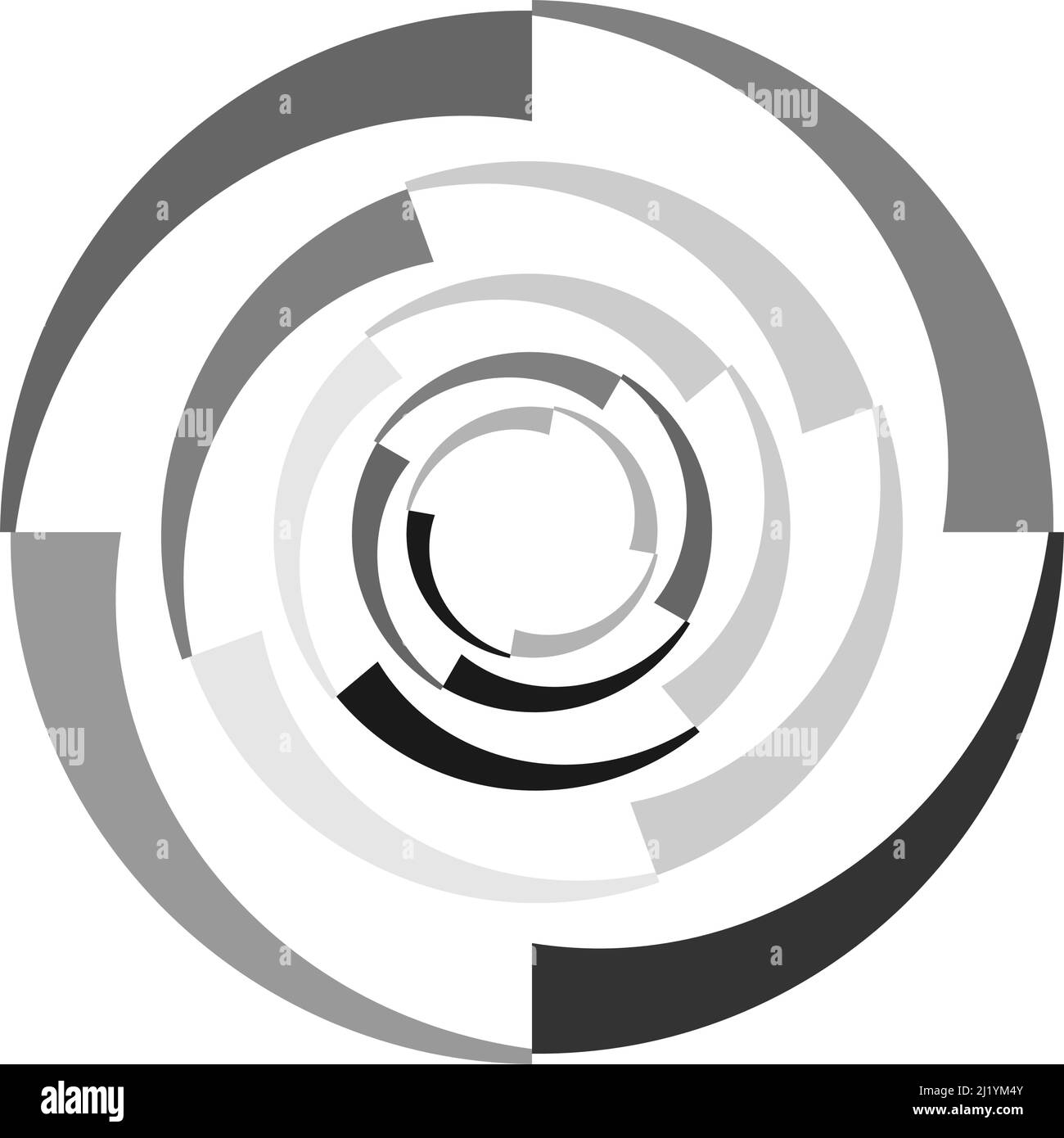 Abstract cicular geometric circle vector design element - stock vector ...