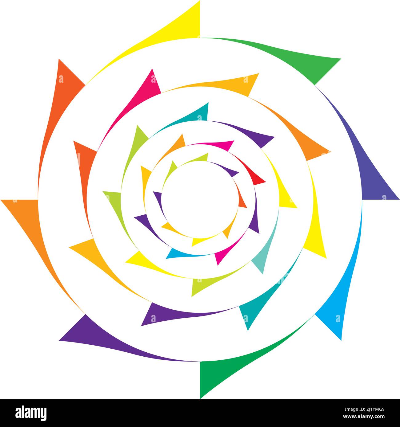 Abstract cicular geometric circle vector design element - stock vector ...