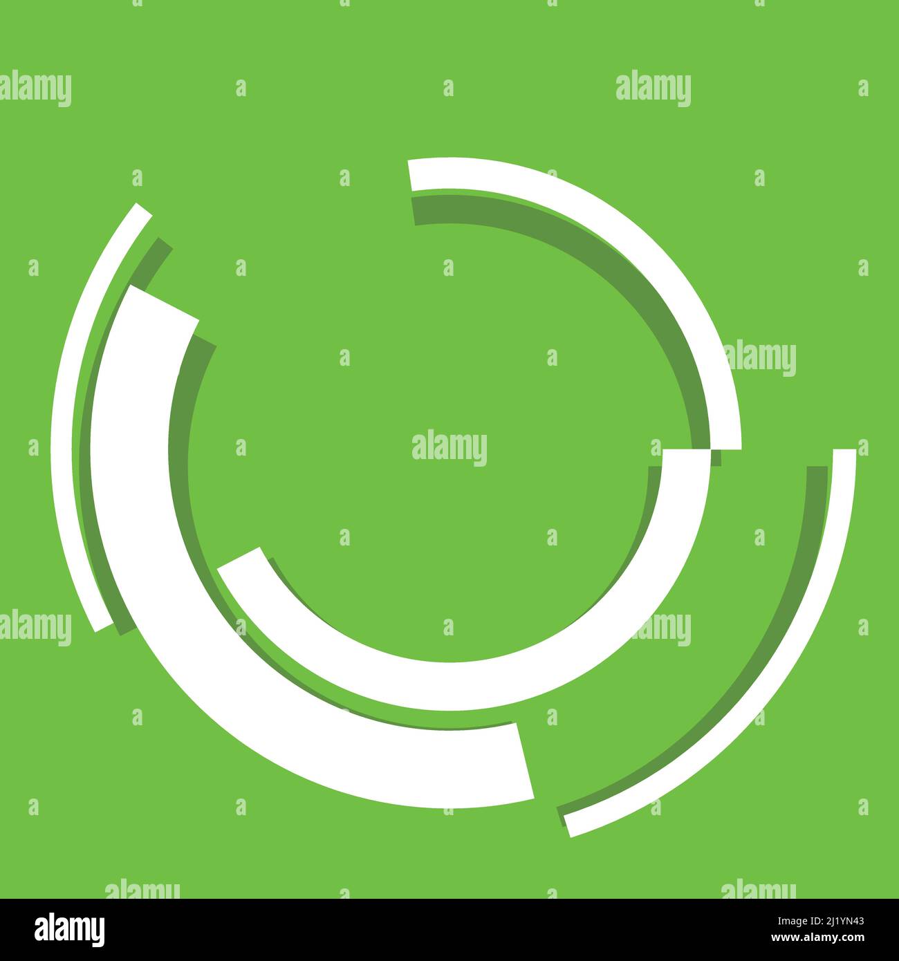 Rotating geometric sci-fi GUI UI hud circle, circular icon, element ...