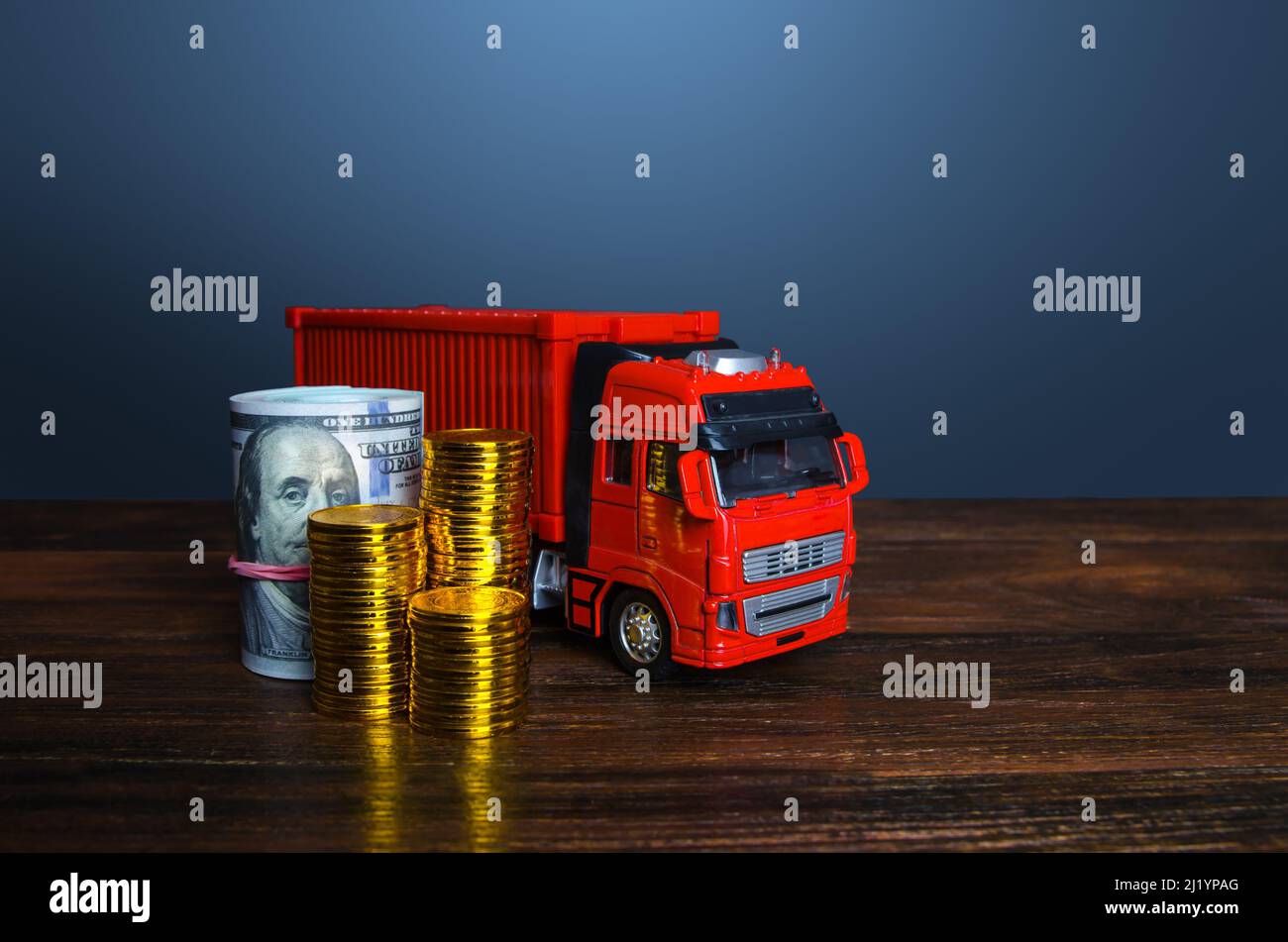 Freight truck and money. Assessment of the transportation market and