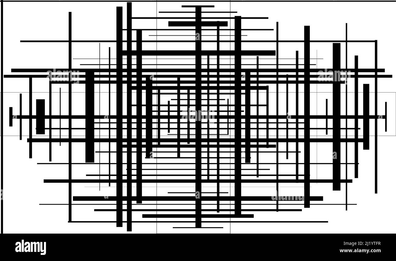 Abstract chaotic, random mesh, grid. Trellis, lattice, grating stock