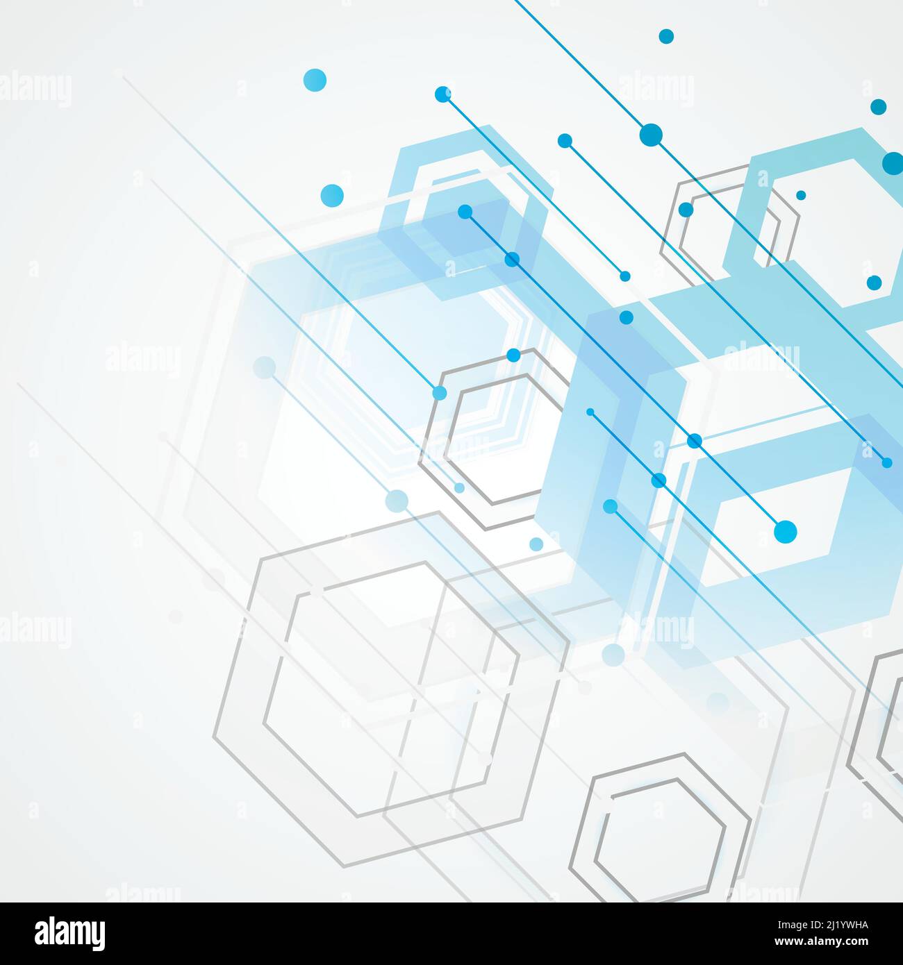 Abstract connect hexagonal structure background Stock Vector Image ...