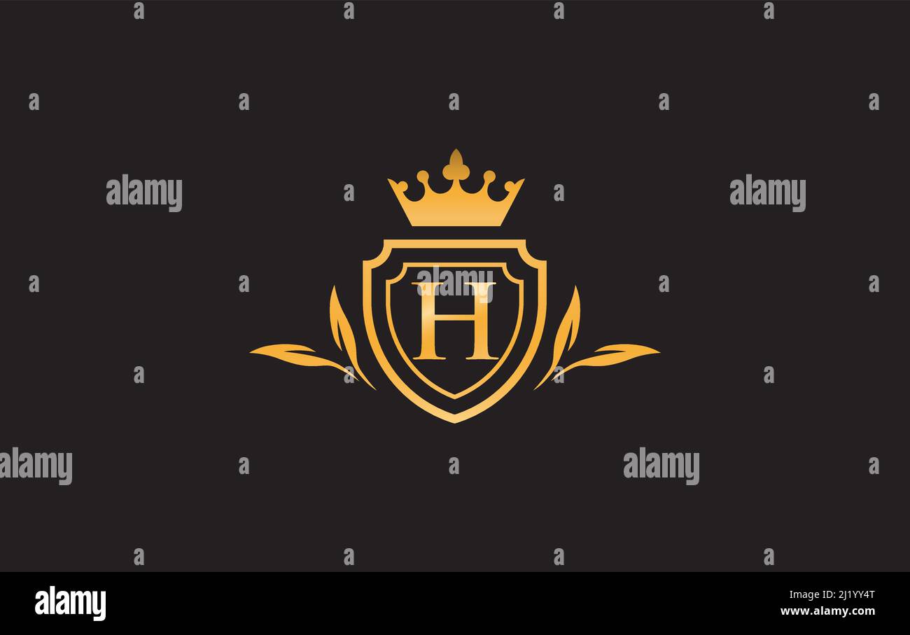 Crown and shield icon and Royal, luxury symbol vector. King, queen ...