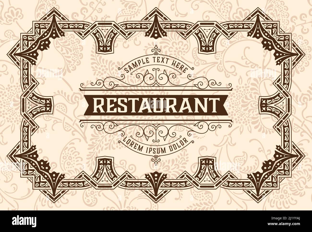 Western card with vintage style Stock Vector Image & Art - Alamy