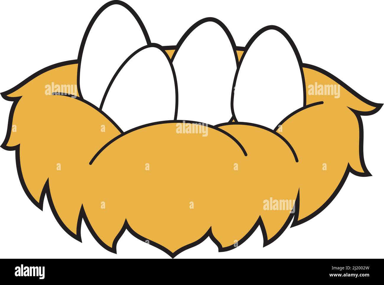 Cute cartoon vector illustration of a nest with four eggs on it Stock Vector Image & Art - Alamy Cute cartoon vector illustration of a nest with four eggs on it Stock Vector Image & Art - Alamy