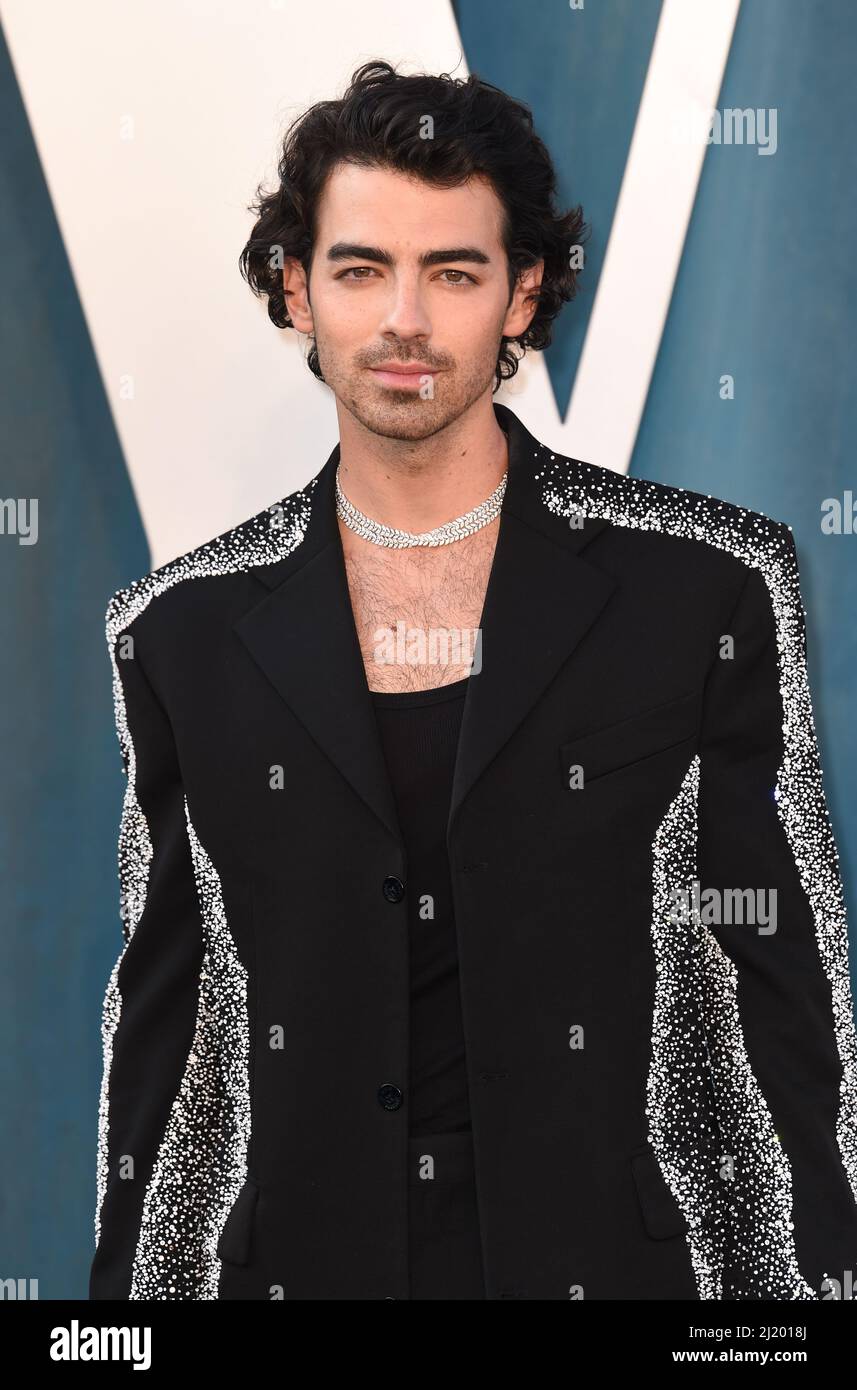 March 27th, 2022, Los Angeles, USA. Joe Jonas attending the Vanity Fair