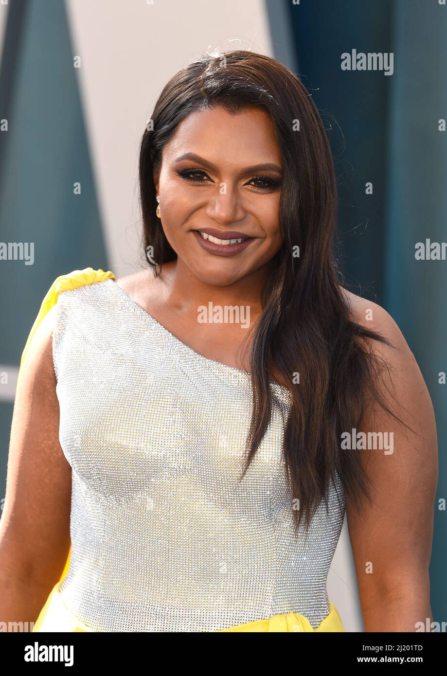 March 27th, 2022, Los Angeles, USA. Mindy Kaling attending the Vanity