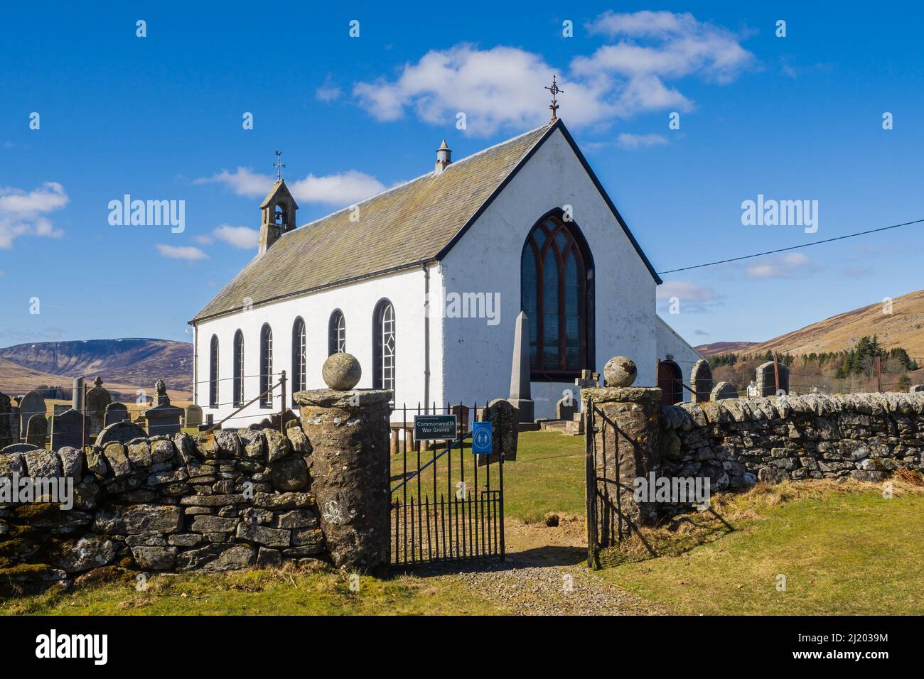 25.03.2022 Amulree, Perthshire, Scotland, UK. Amulree Church more ...
