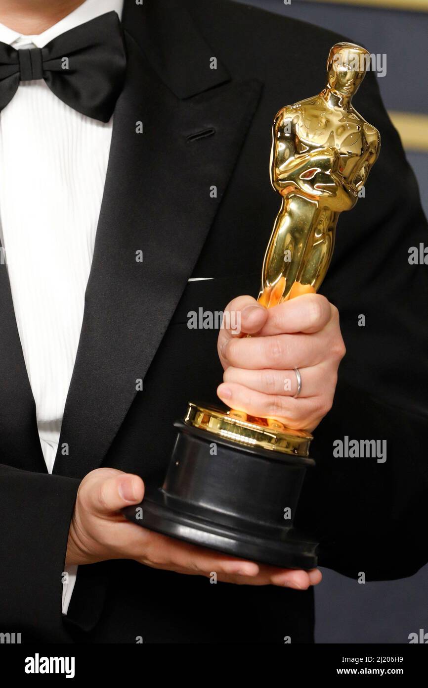 Los Angeles, CA. 27th Mar, 2022. Ryusuke Hamaguchi, Drive My Car in the press room for 94th Academy Awards - Press Room, Dolby Theatre, Los Angeles, CA March 27, 2022. Credit: Priscilla Grant/Everett Collection/Alamy Live News Stock Photo