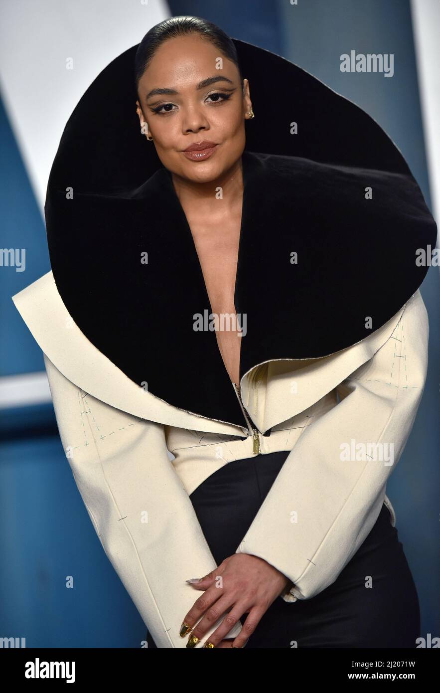 Beverly Hills, United States. 28th Mar, 2022. Tessa Thompson arrives