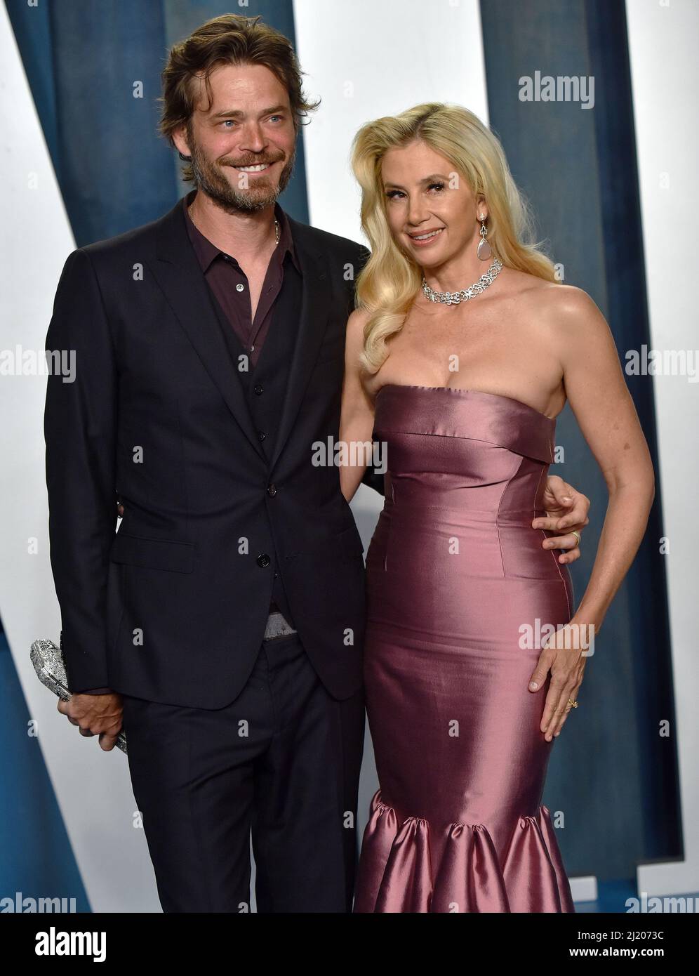 Mira sorvino and husband chris backus hires stock photography and